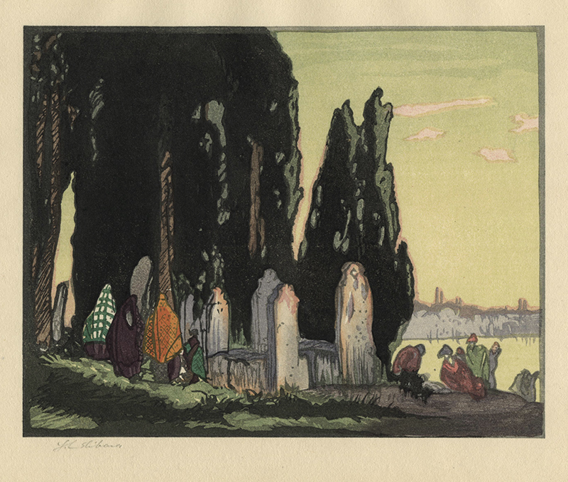 The-Resting-Place---Scutari-in-collaboration-with-Frank-Brangwyn-by-Yoshijiro-Urushibara.jpg