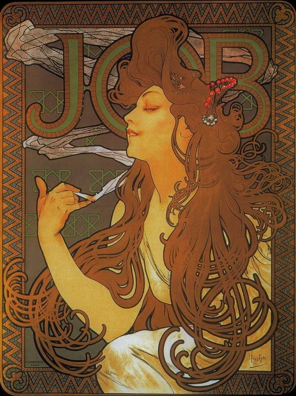 Альфонс Муха. Плакат Job (1896).jpg