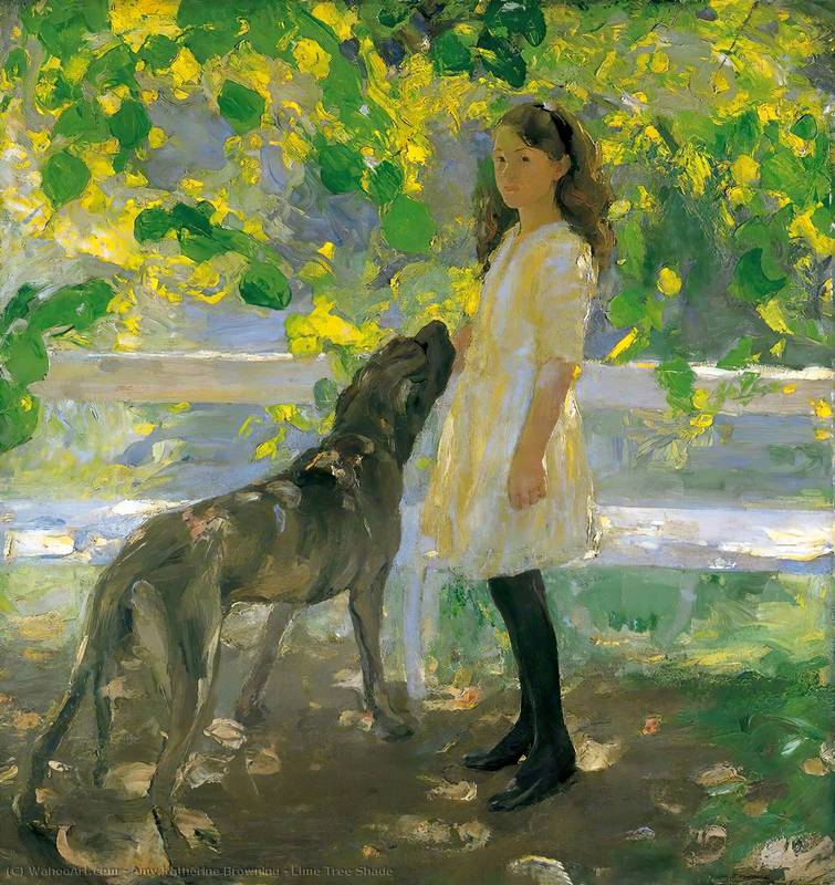Ами Кэтрин Браунинг (1881-1978, Amy-Katherine-Browning-Limрe-Tree-Shade.jpg