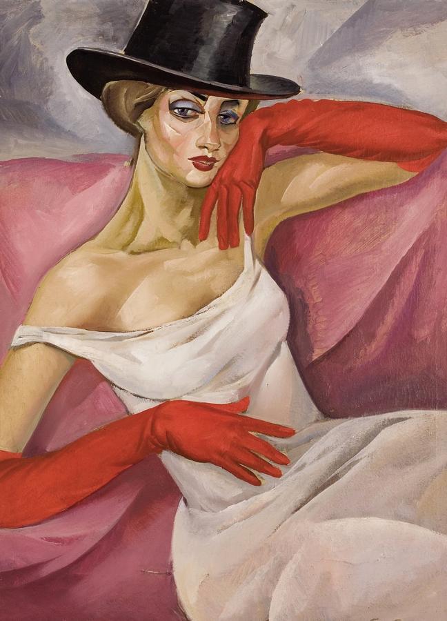 Дама в цилиндре_81.3 x 61.6_х.,м._Частное собрание.jpg