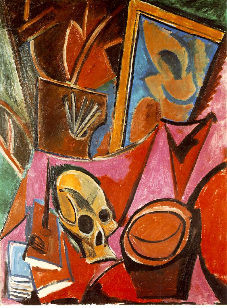 Живопись_Пабло-Пикассо_Composition-avec-tete-de-mort-1908.jpg