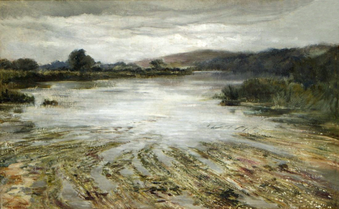 Кили Халсвиль (1832-91)Keeley Halswelle - River Weed.jpg