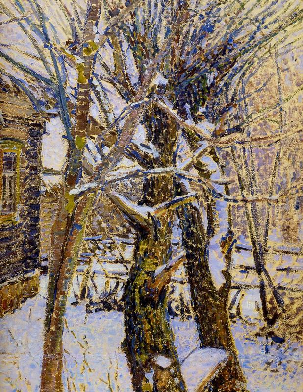 Николай-Мешерин--Mescherin-Nikolai-November-Small-porch-Sun.jpg