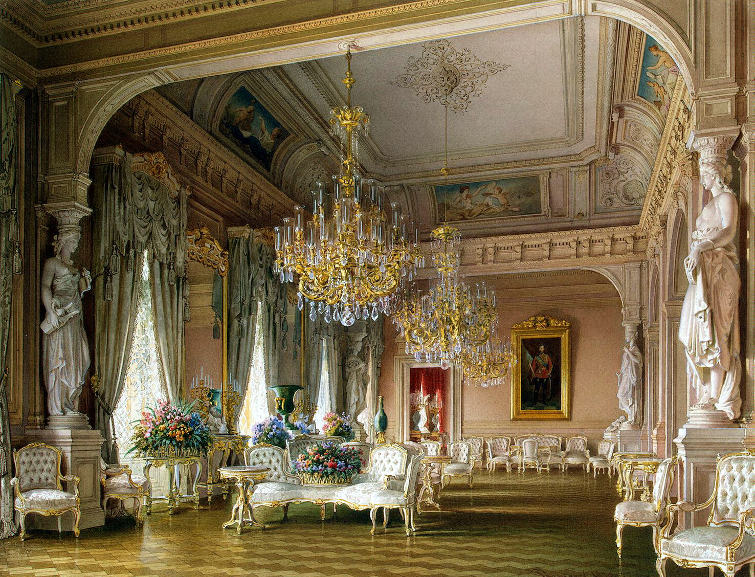 Премацци, Луиджи - Особняк барона А.Л. Штиглица. Белая гостиная. ГЭ.jpg