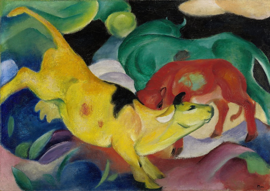 Статья 21 (2.3) Франц Марк. «Коровы — красная, зеленая, желтая», 1912.jpg