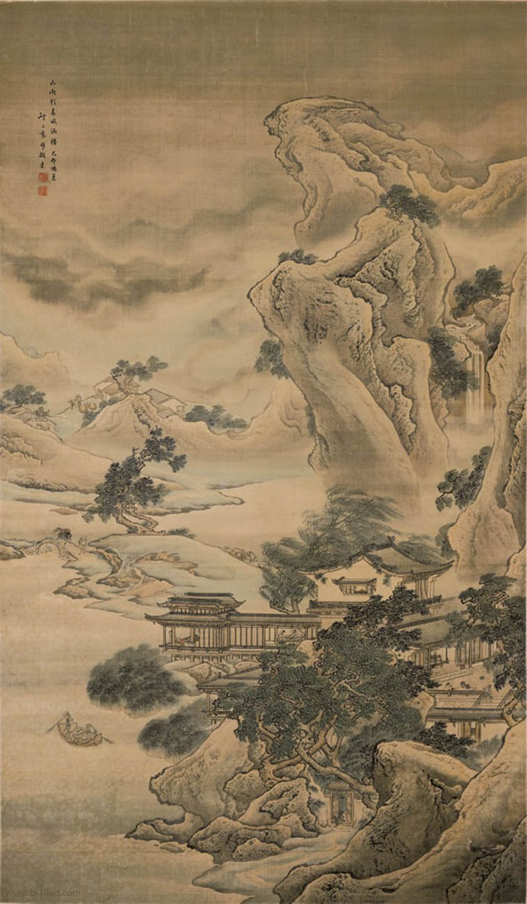 Цзянь Юань67-清-袁耀-四景山水之山雨欲来图.jpg