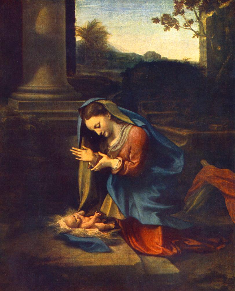 кореджо adoration-of-the-child-1520(2).jpg