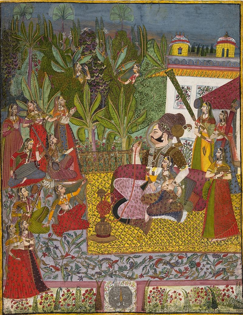 мехран800px-8_Maharaja_Vijay_Singh_in_His_Harem._Jodhpur,_ca._1770_Metmuseum.jpg
