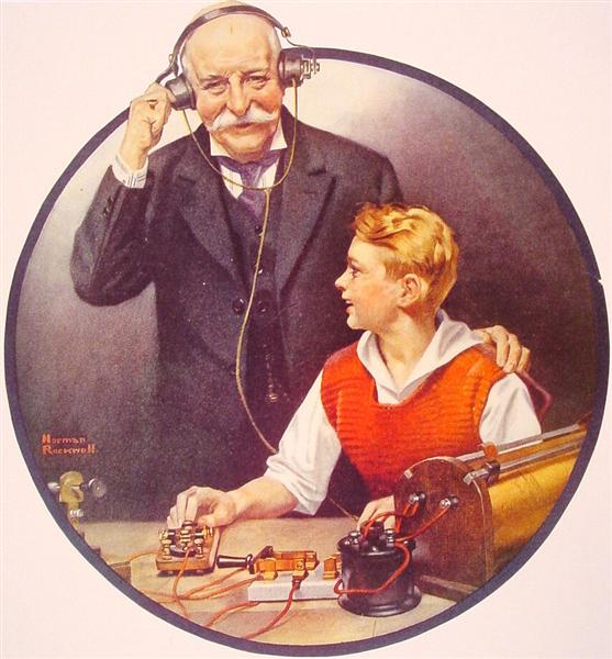 роквелgrandpa-listening-in-on-the-wireless-1920.jpg!Large.jpg