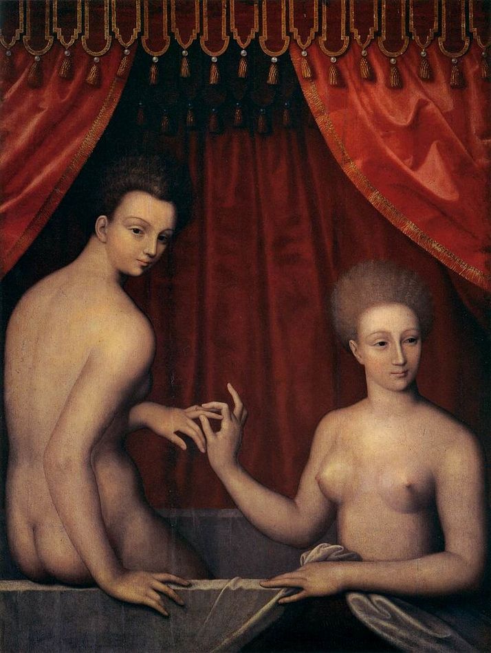 фр _Portrait_of_Gabrielle_d'Estrées_with_her_Sister_-.jpg
