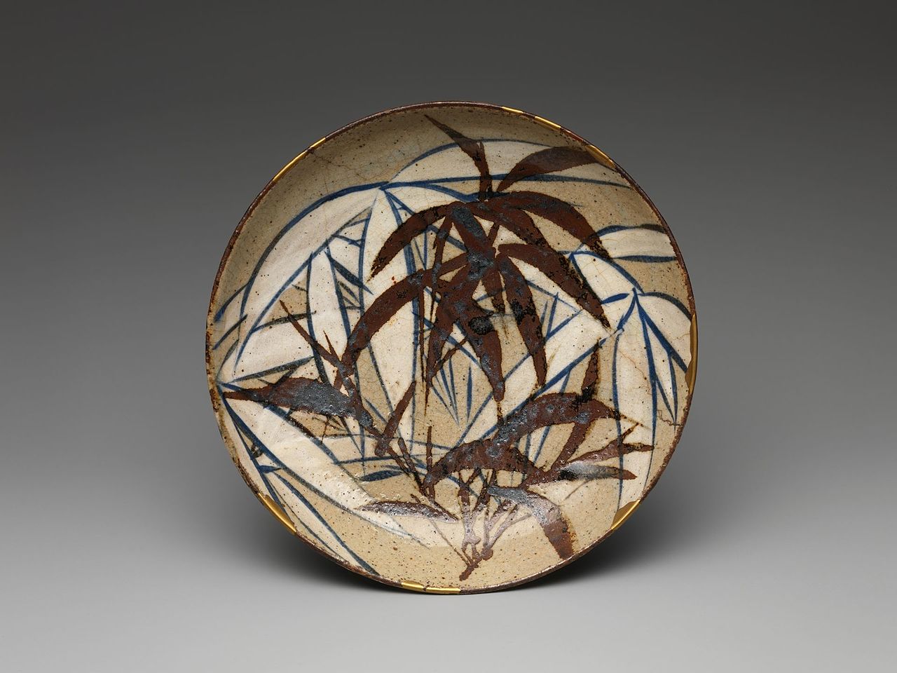 乾山様式_色絵竹文皿-Kenzan-style_Dish_with_Bamboo_Leaves_MET_DP268776.jpg