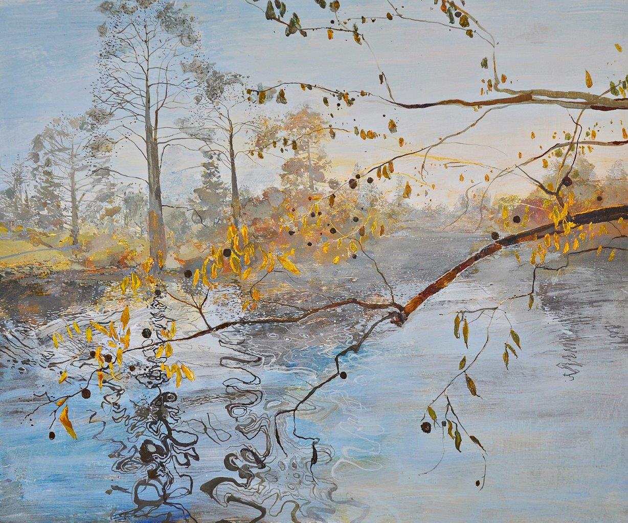 02 Lake with foreground foliage 39x47.jpg