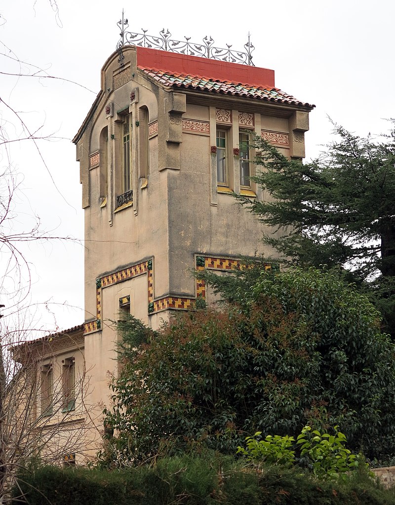 057_Casa_Barbey,_torre,_c._Figueral_(la_Garriga).JPG