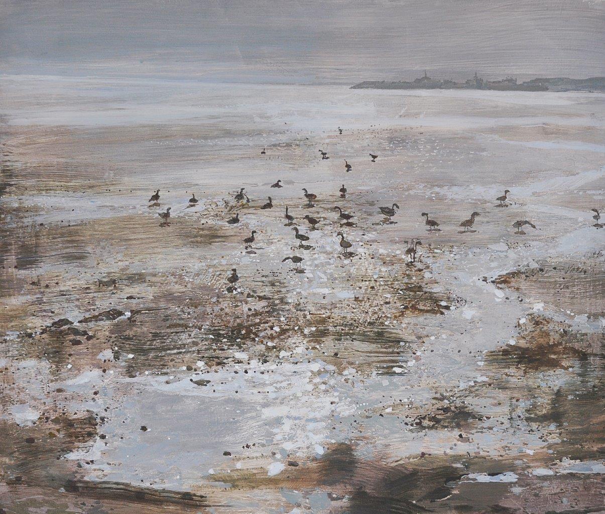 06 Wild geese in sunlight 33x39.jpg