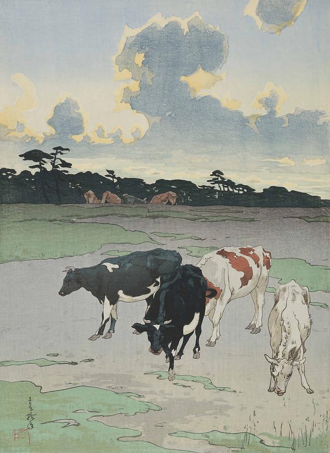1-afternoon-in-the-pasture-bokujo-no-gogo-hiroshi-yoshida.jpg