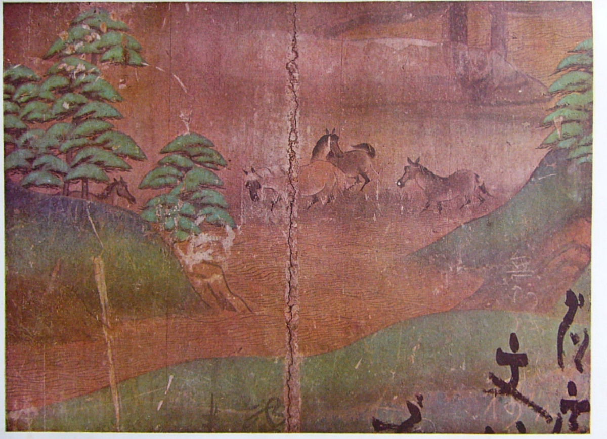1053Byodoin_Wall_Painting_CHUHIN-JYOSEI_East.JPG