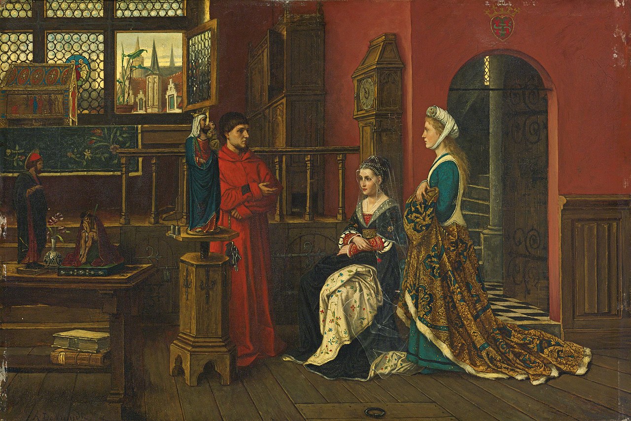 1280px-Albrecht_De_Vriendt_-_Queen_with_lady_in_waiting.jpg