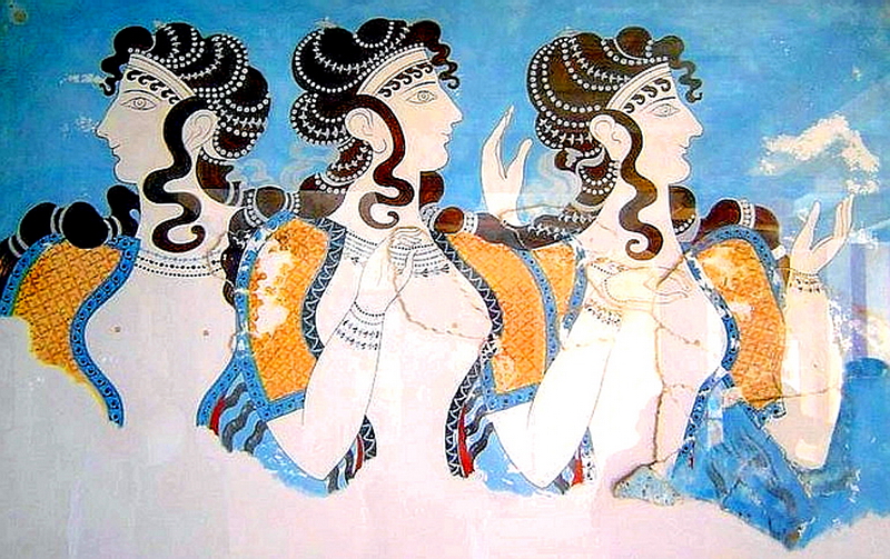 141.Критский дворец, фреска.jpg