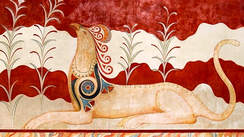 142.Критский дворец, фреска 2.jpg