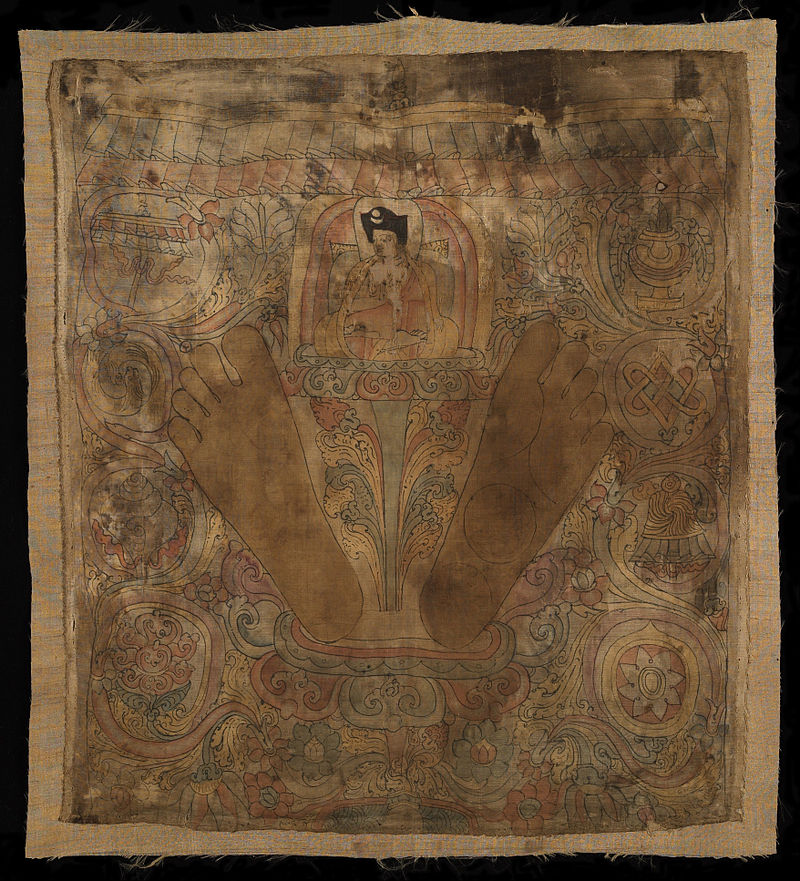 14Karmapa_with_his_footprints_-_Google_Art_Project.jpg