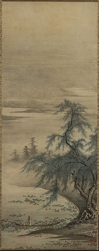 15вкано масонобуZhou_Maoshu_Appreciating_Lotuses.jpg