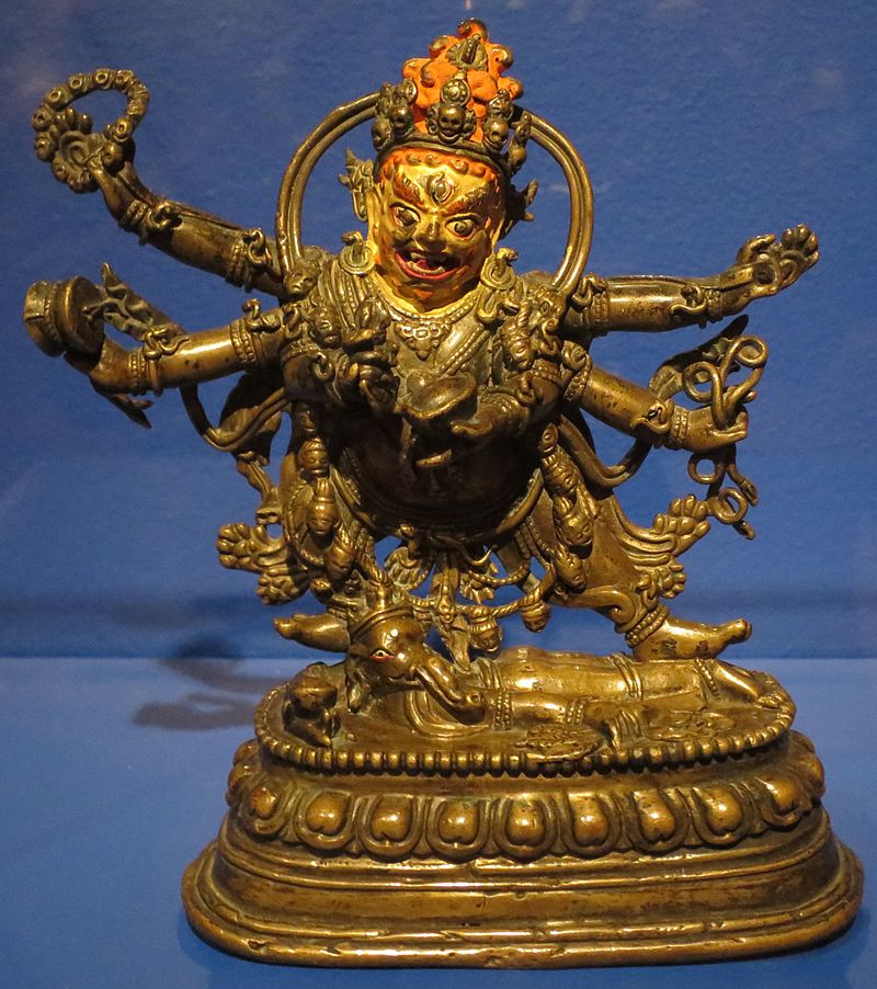 15\'Mahakala\'_from_Tibet,_15th_century,_bronze_with_pigment,_Norton_Simon_Museum.JPG