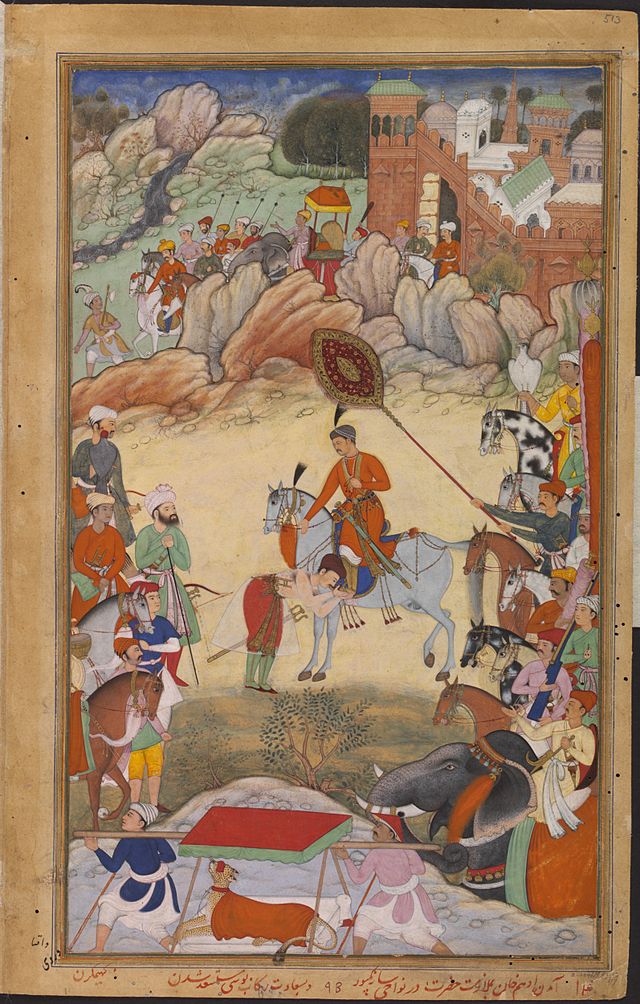 1561-Adham_Khan_pays_homage_to_Akbar_at_Sarangpur-Akbarnama.jpg