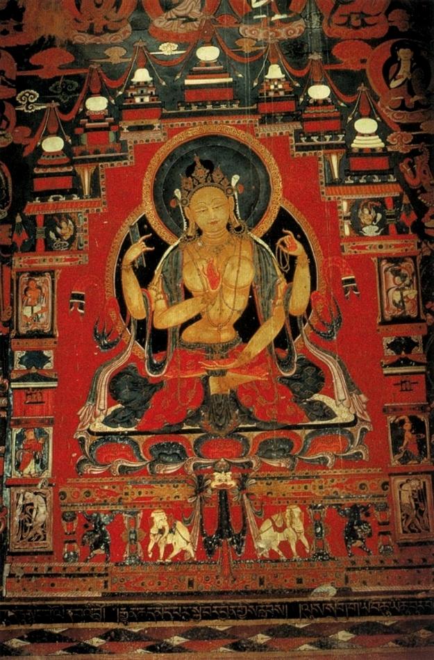 15Prajnyaparamita._Wall_painting,_Tholing_monastery,_Western_Tibet,_2nd_half_of_the_15th_century.jpg