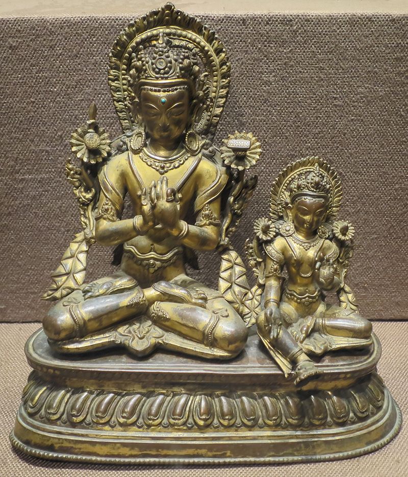\'16Bodhisattva_Manjusri_and_Prajnaparamita\',_Nepal,_c._1575,_Norton_Simon_Museum.JPG