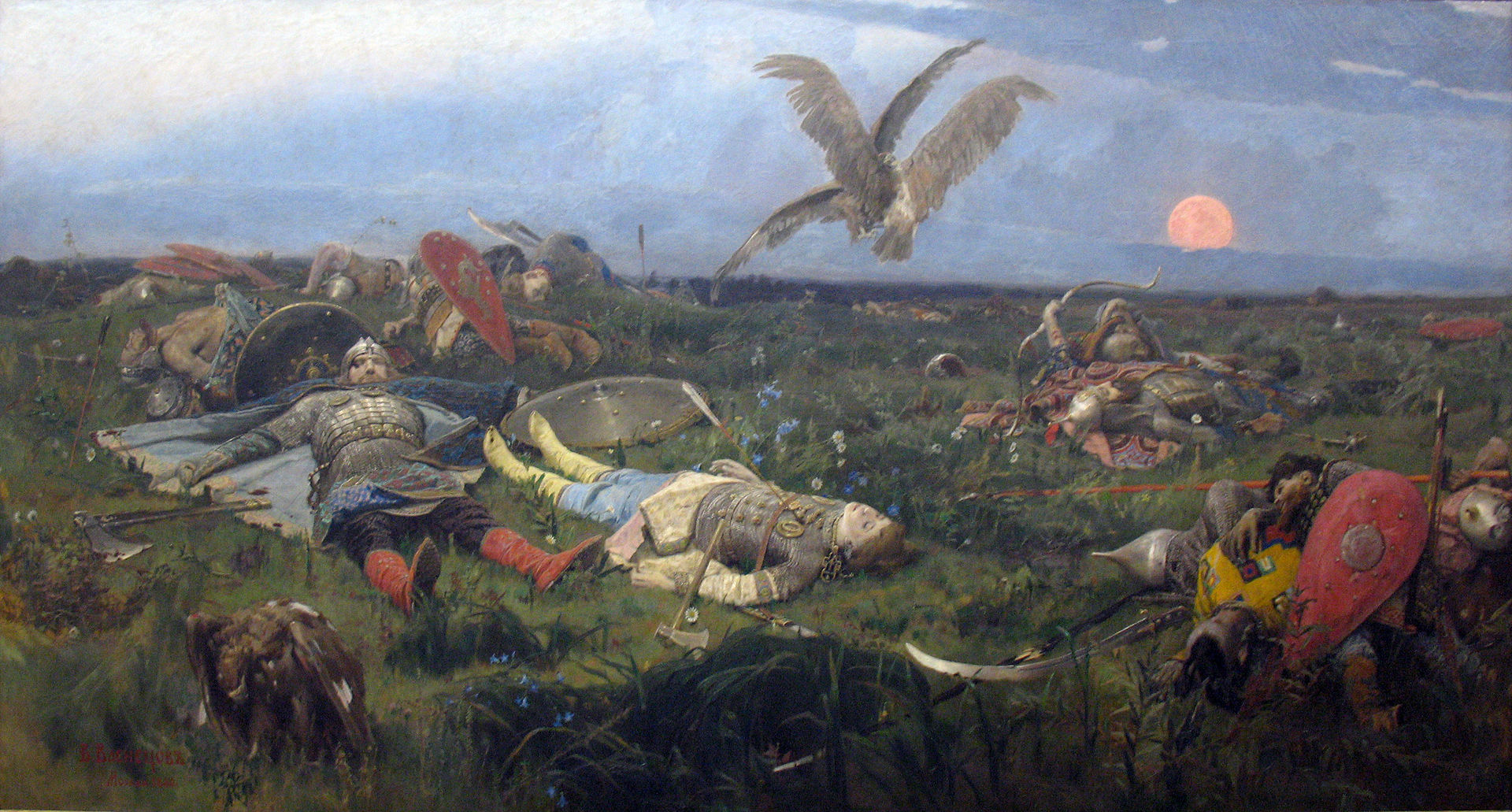 1880_Vasnetsov_Nach_der_Schlacht_von_Igor_anagoria.JPG