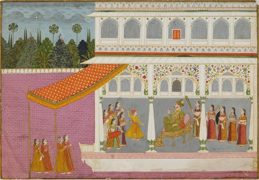 1_Maharaja_Bakhat_Singh_Watches_Singh_Mahal._Nagaur,_1737.jpg