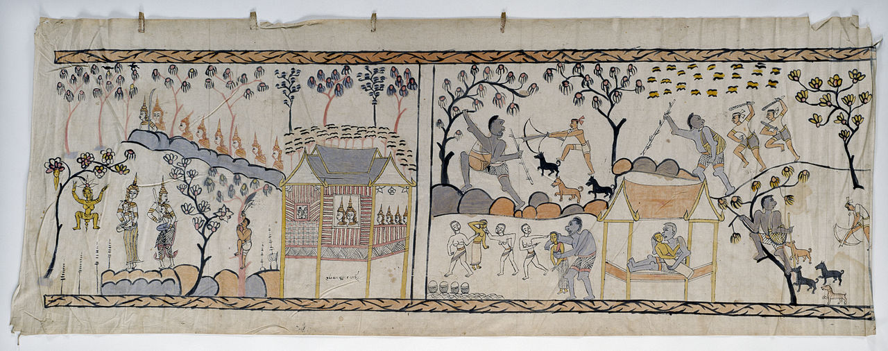 20 пер полThai_-_Narrative_Scroll_-_Vessantara_Jataka_-_Walters_35288.jpg