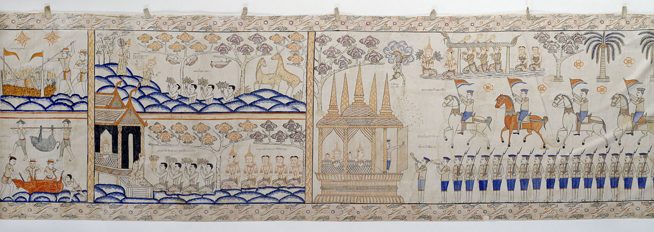 20 Thai_-_Vessantara_Jataka,_Narrative_Scroll_-_Walters_35256_-_View_G.jpg