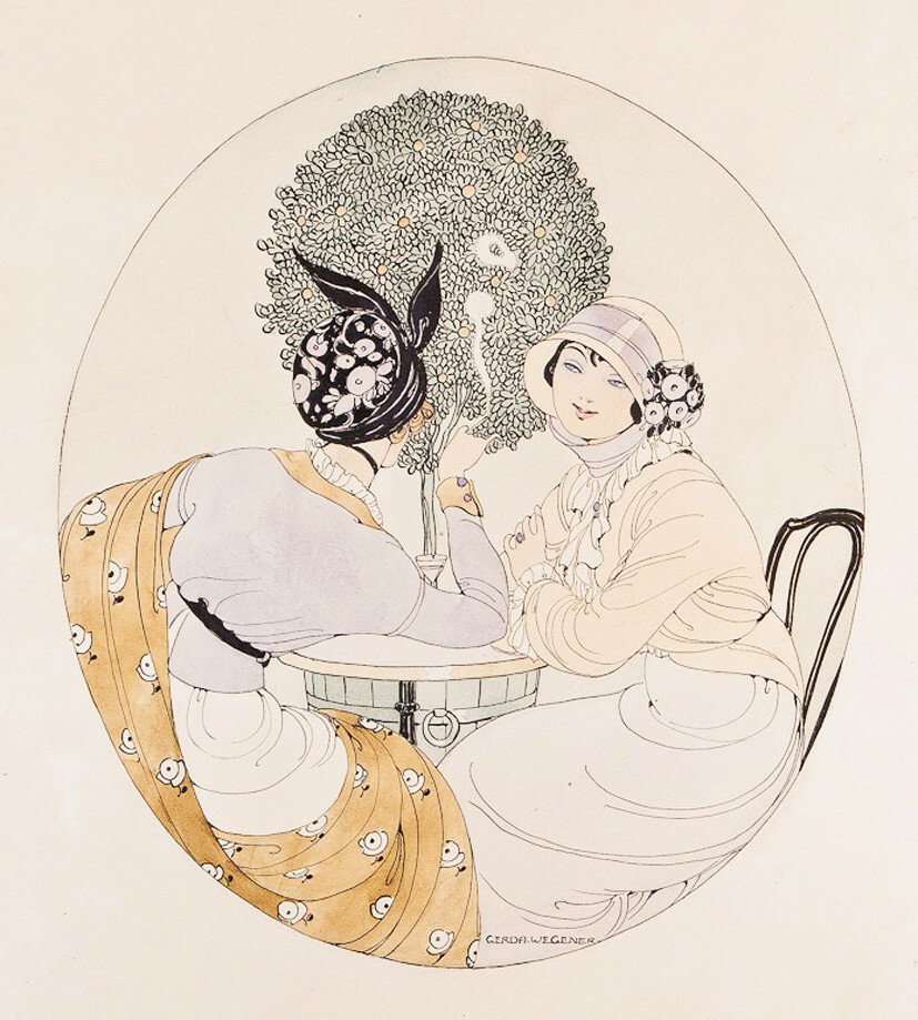 21-Gerda Wegener 1885 - 1940. Par kvinder i samtale..jpg