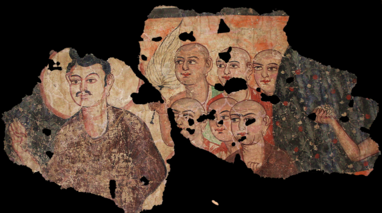 3-4 миран1280px-Buddha_with_Six_Disciples.png