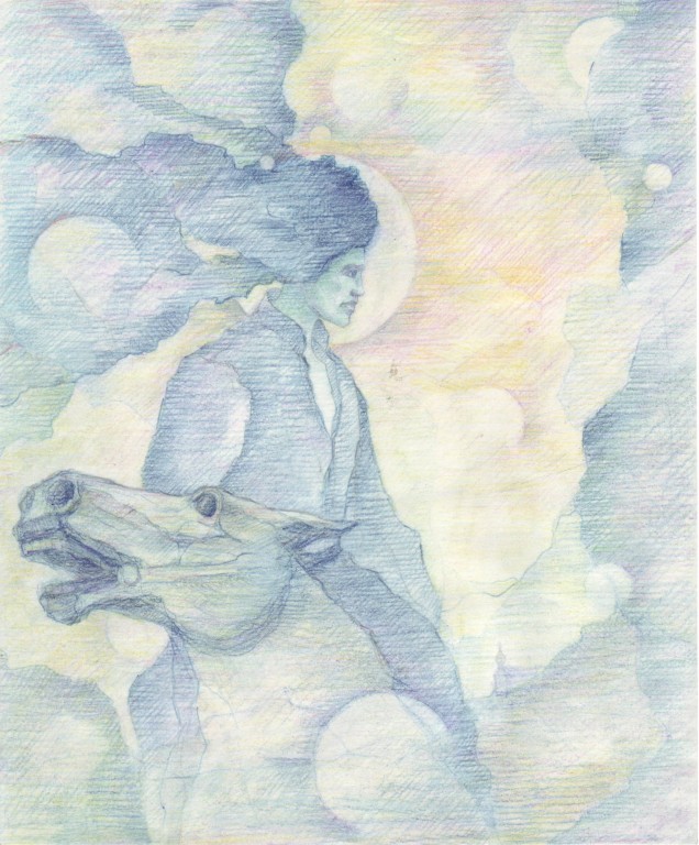 41. Триптих. «Небесные всадники». Левая ч..jpg