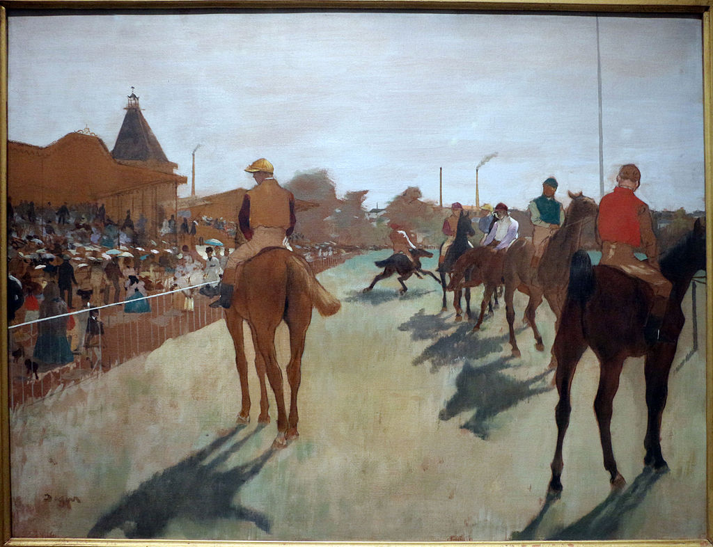 66Edgar_degas,_la_sfilata_(cavalli_da_corsa_davanti_alle_tribune)_1866-68,_02.JPG