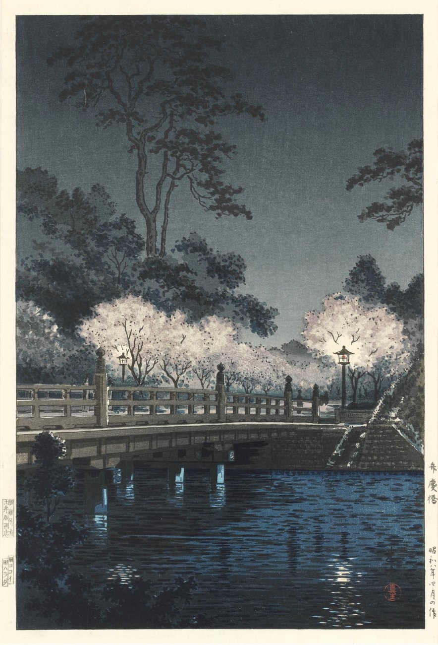 6_1933_Серия Виды Токио (series Tokyo fukei [Views of Tokyo])_Мост Бэнкэй.jpg