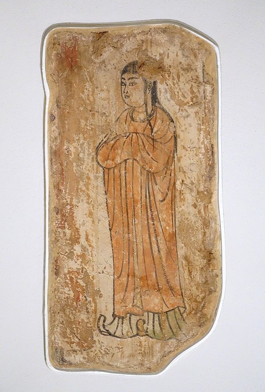 7 кочо Young_man,_Khocho,_Nestorian_Temple,_602-654_AD,_.jpg