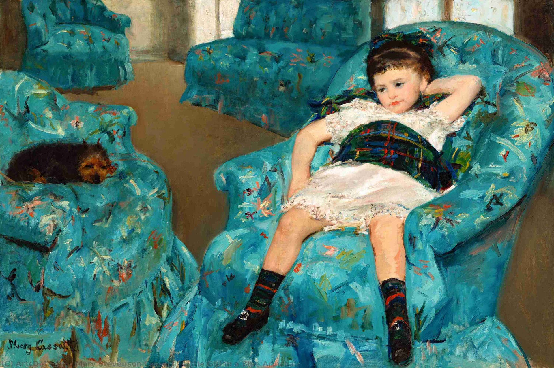 78 Mary-stevenson-cassatt-little-girl-in-a-blueв-armchair 78.jpg