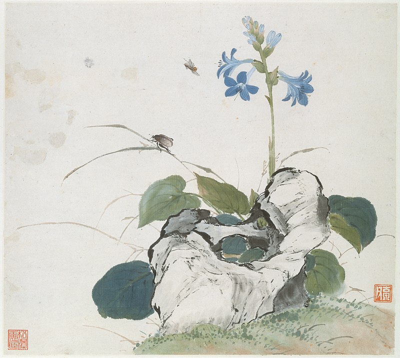 800px-清_居廉_花卉蟲草_冊頁_八開-Insects_and_Flowers_MET_DT8386.jpg