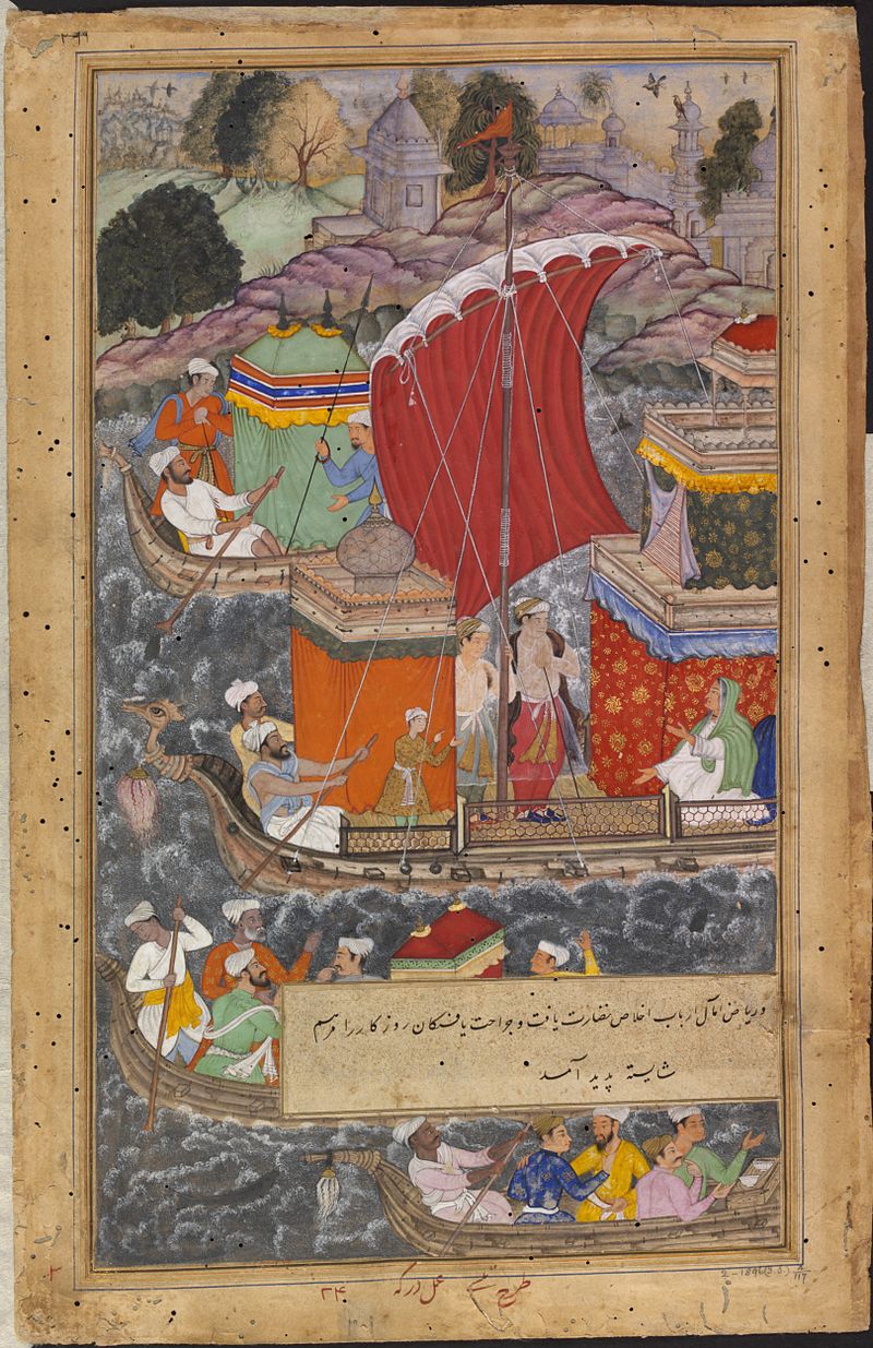 800px-Akbar's_mother_travels_by_boat_to_Agra.jpg