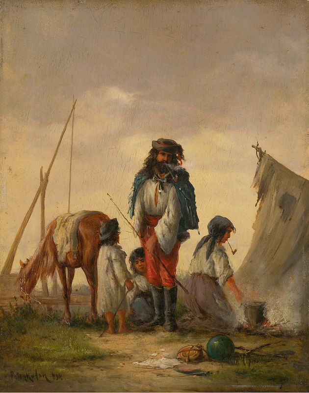 800px-August_von_Pettenkofen_-_Gypsy_Family_-_O_79_-_Slovak_National_Gallery.jpg
