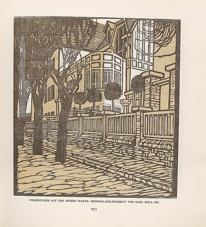 800px-Carl_Moll_Ver_Sacrum_1903_15_271_Wohnhäuser_auf_der_Hohen_Warte.jpg