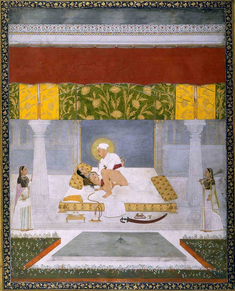 800px-Chitarman._Muhammad_Shah_Making_Love._ca._1735_British_Library,_London.jpg