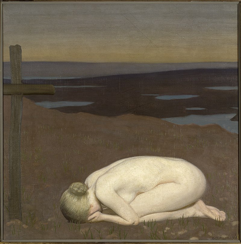 800px-Clausen,_George_(Sir)_(RA)_-_Youth_Mourning.jpg