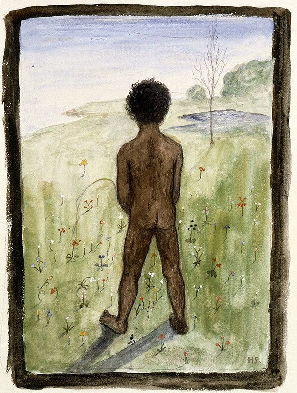 800px-Hugo_Simberg_-_Black_Boy_on_the_Meadow_-_A_II_968-31_-_Finnish_Nationaн_Gallery.jpg