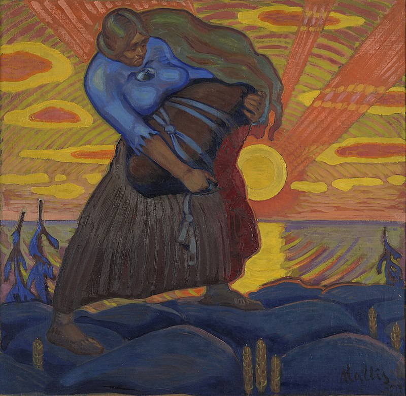 800px-Oskar_Kallis._Linda_kivi_kandmas._1917.jpg