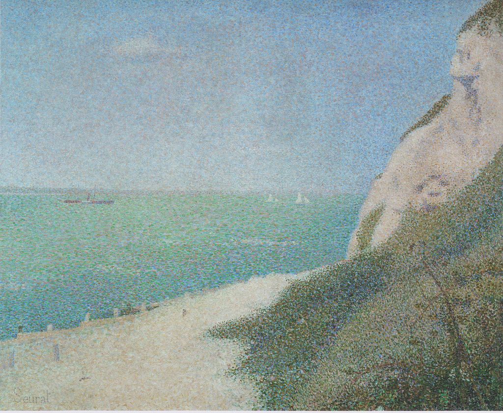 86 1024px-Seurat_-_Der_Strand_Le_Bas_Butin_bei_Honfleur_-_1886.jpeg