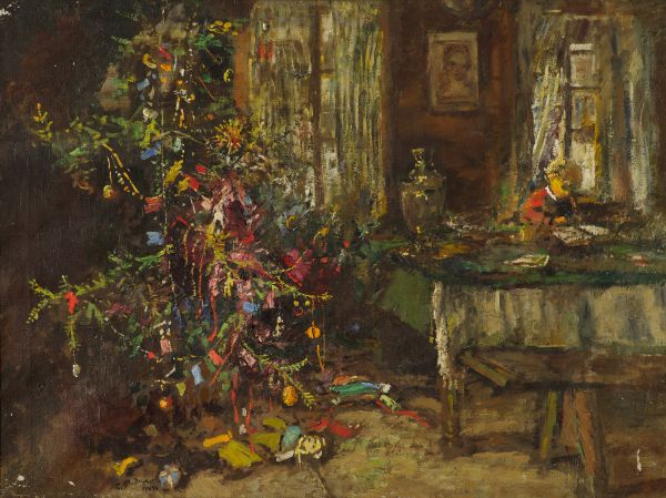 _П.А.  Сочельник. Абрамцево. Портрет сына. 1944_63d4e87256e14.jpg